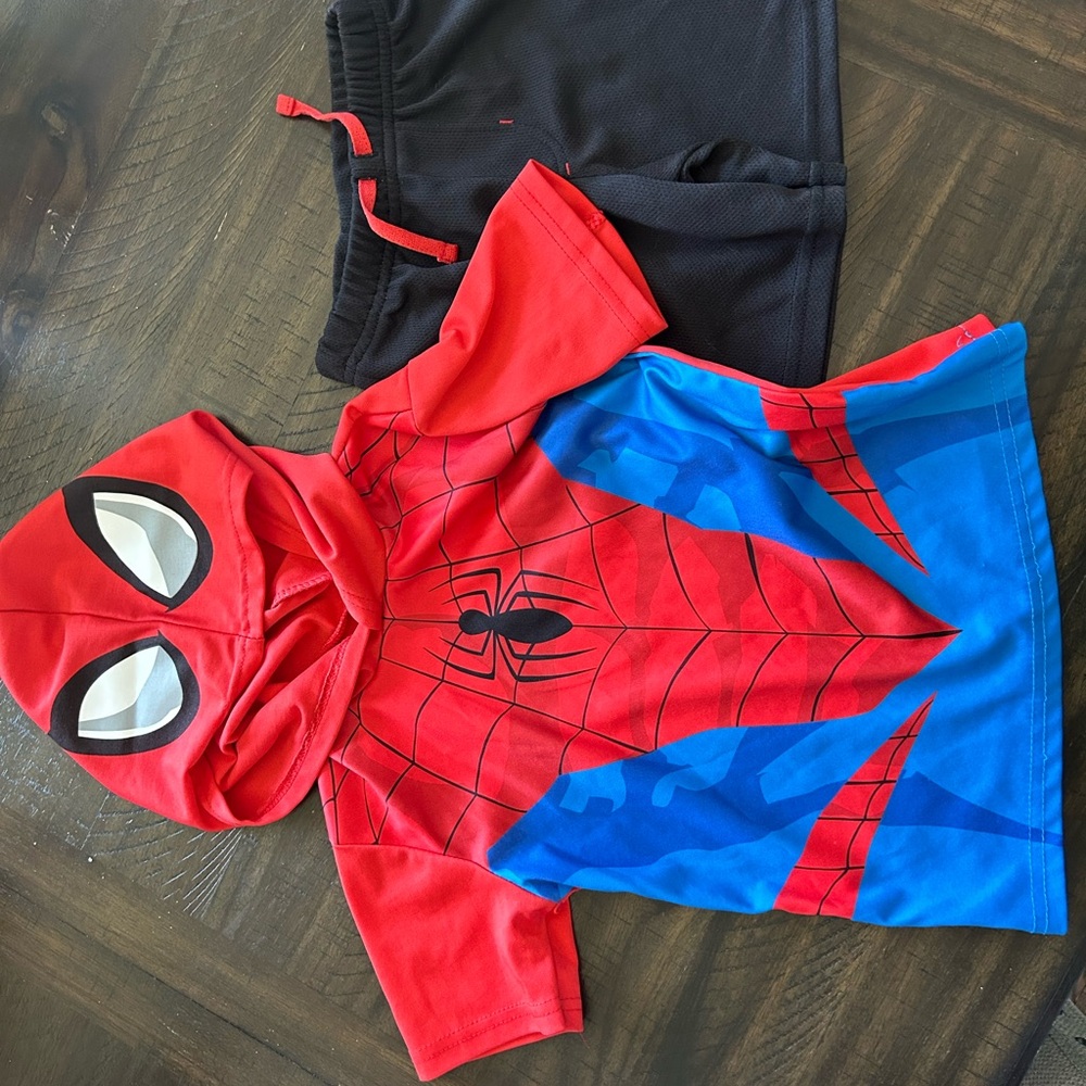 Spiderman Red and Blue Superhero Costume